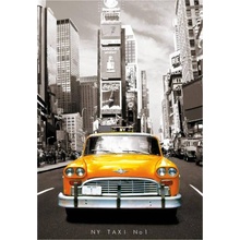 Пазл 1000 деталей 'Такси, Нью-Йорк' Увеличить...